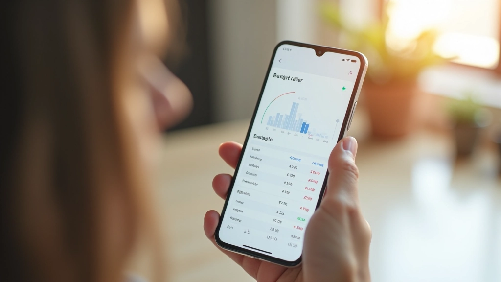 Asmeninės finansų programėlės ekranas su taupymo tikslo vizualizacija